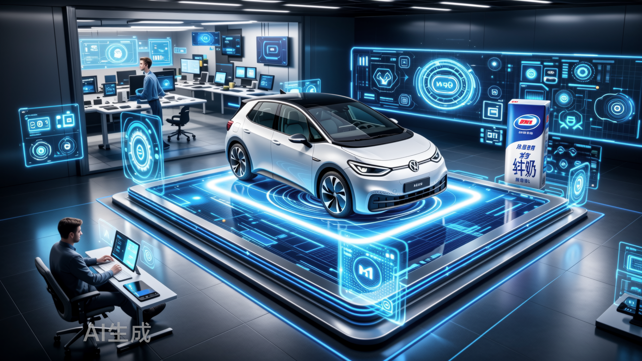 营销观察：一汽大众、伊利试水AIGC营销，超53%的广告主开始为“效率革命”买单