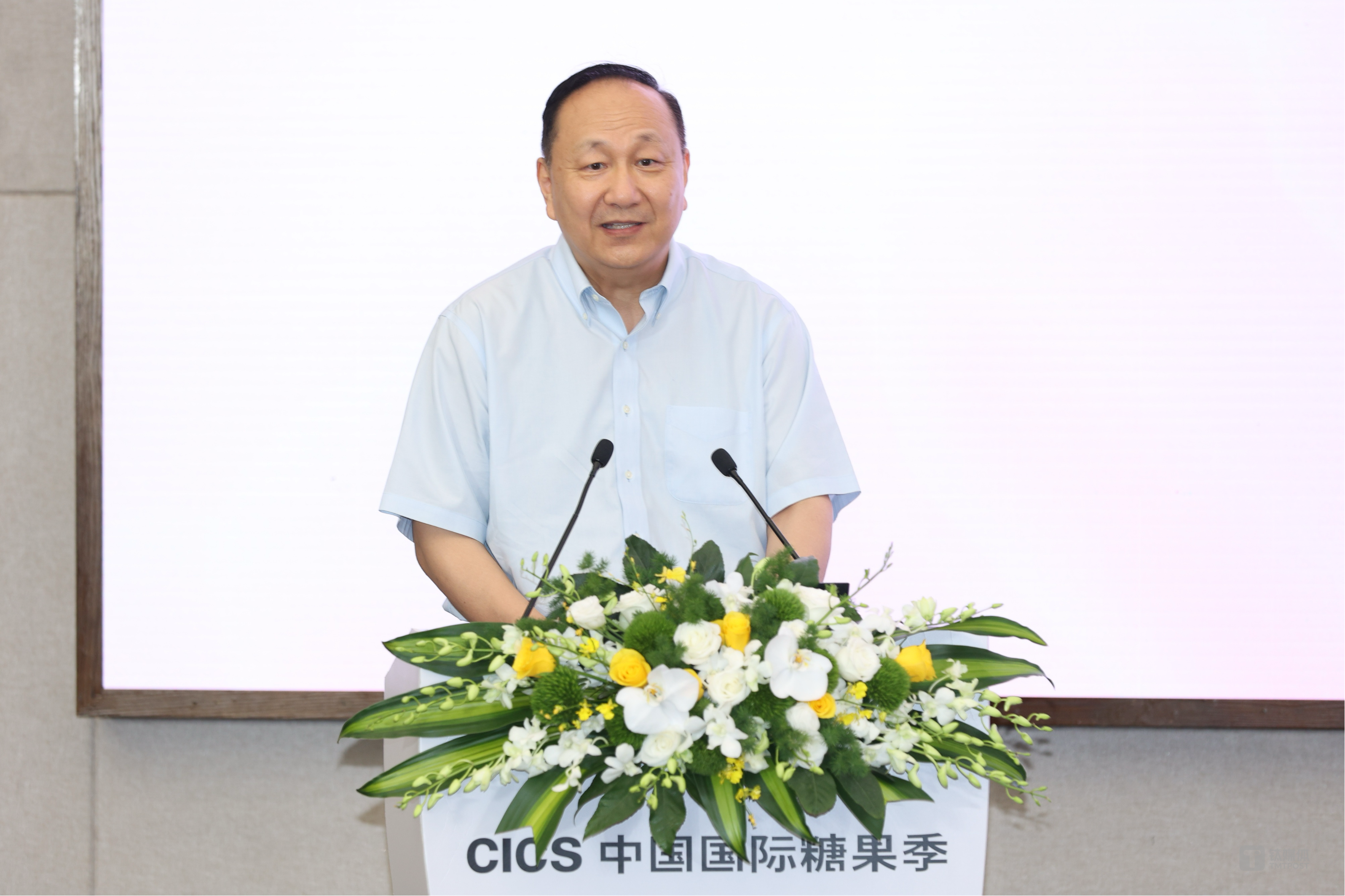 中国食品工业协会副会长蔡永峰致辞