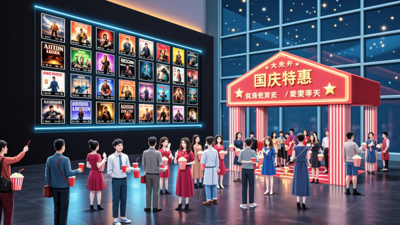 今年國慶檔，觀眾的選擇面更大了