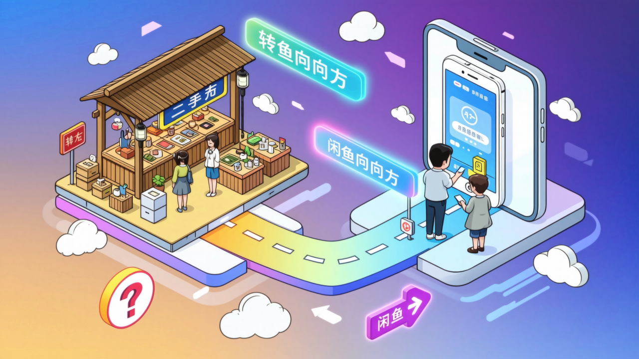 轉轉向左，閑魚向右