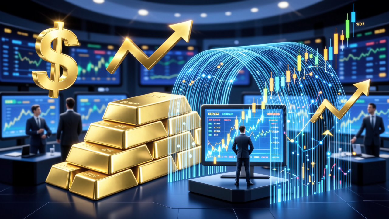 AI股和黄金同涨不止是“杠铃交易”