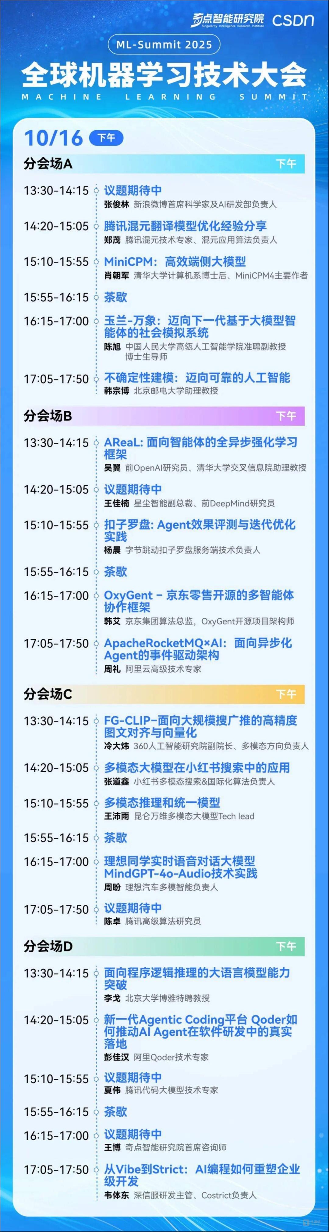 GPT-5与Transformer共同发明人Lukasz Kaiser重磅加盟，2025全球机器学习技术大会全日程官宣！