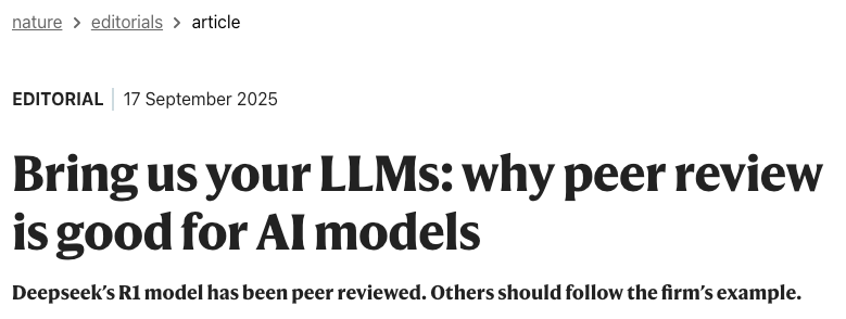 DeepSeek-R1登上Nature封面：朝着AI透明化迈出的可喜一步