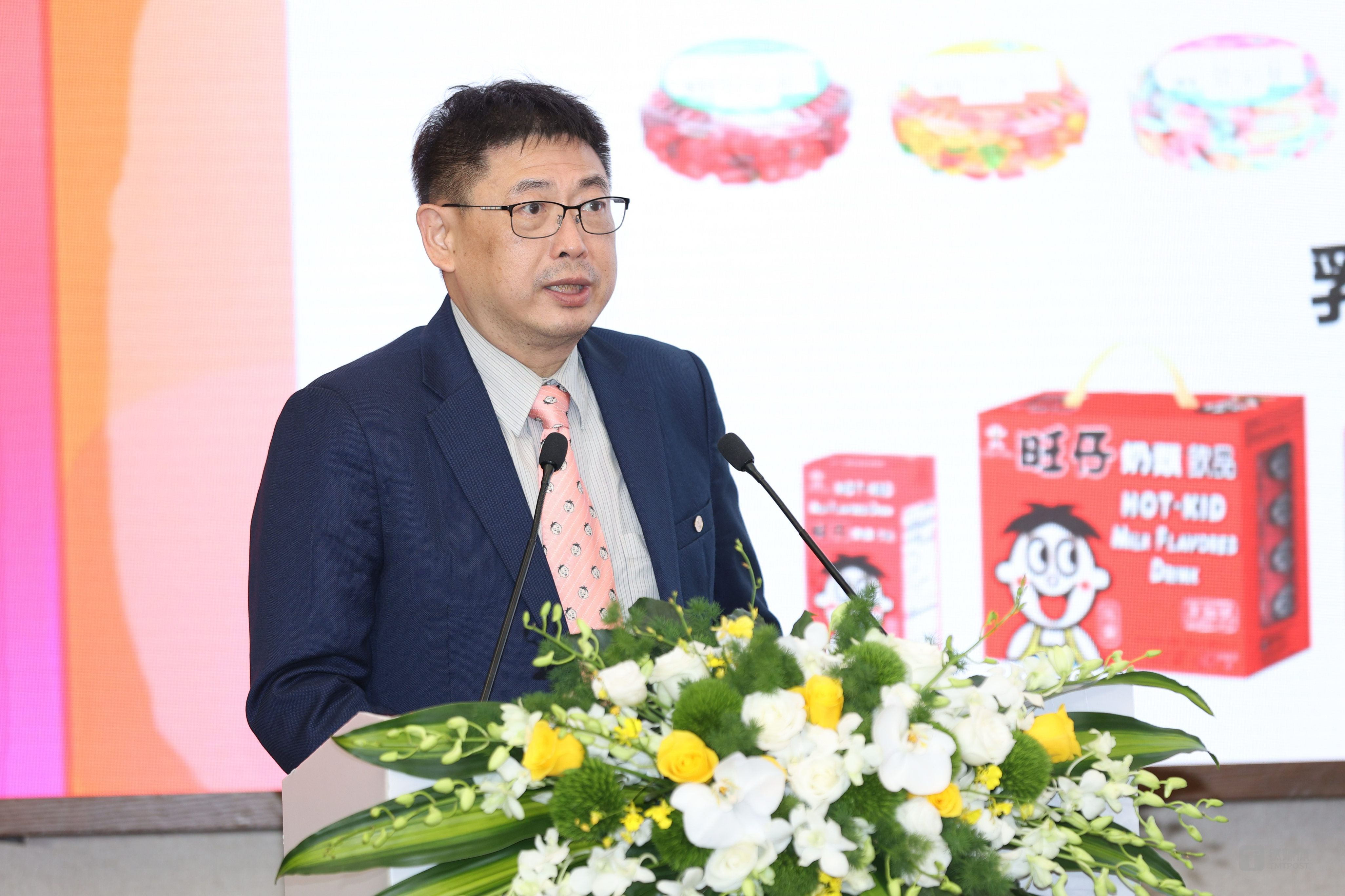 旺旺集团研发中心总处长陈俊江发言