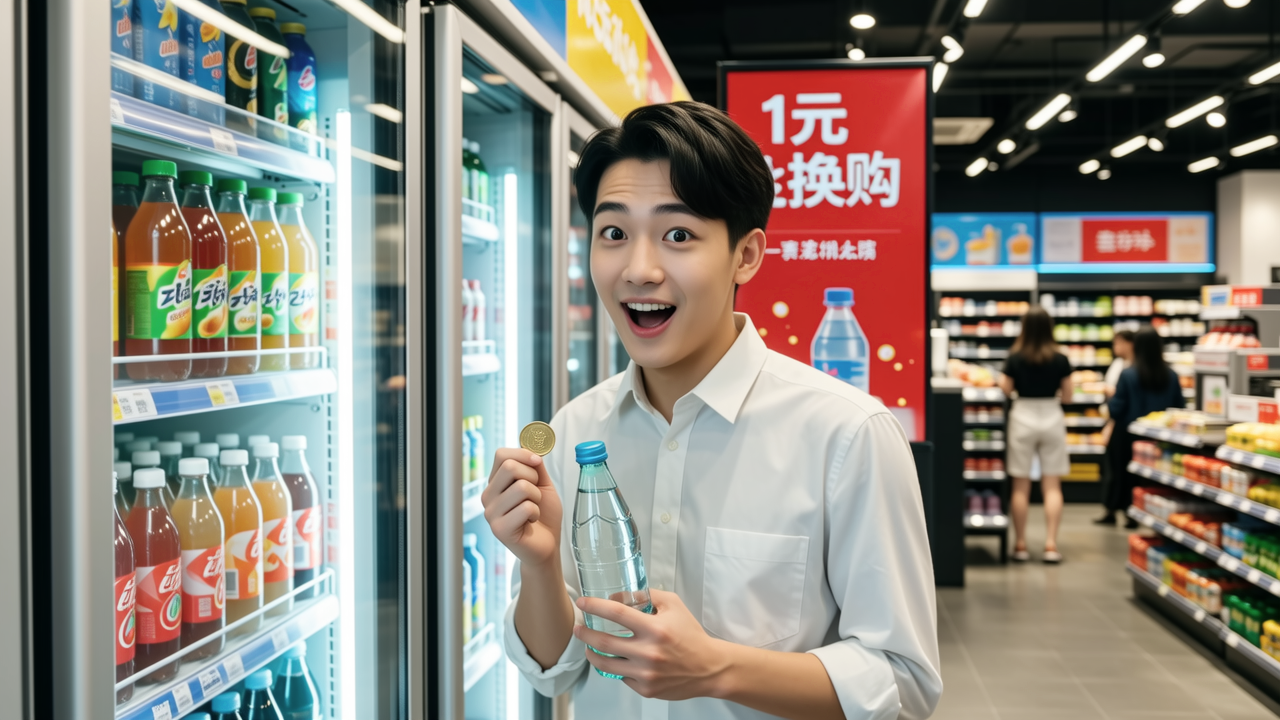 1元換購(gòu)飲料，重新「攻陷」便利店