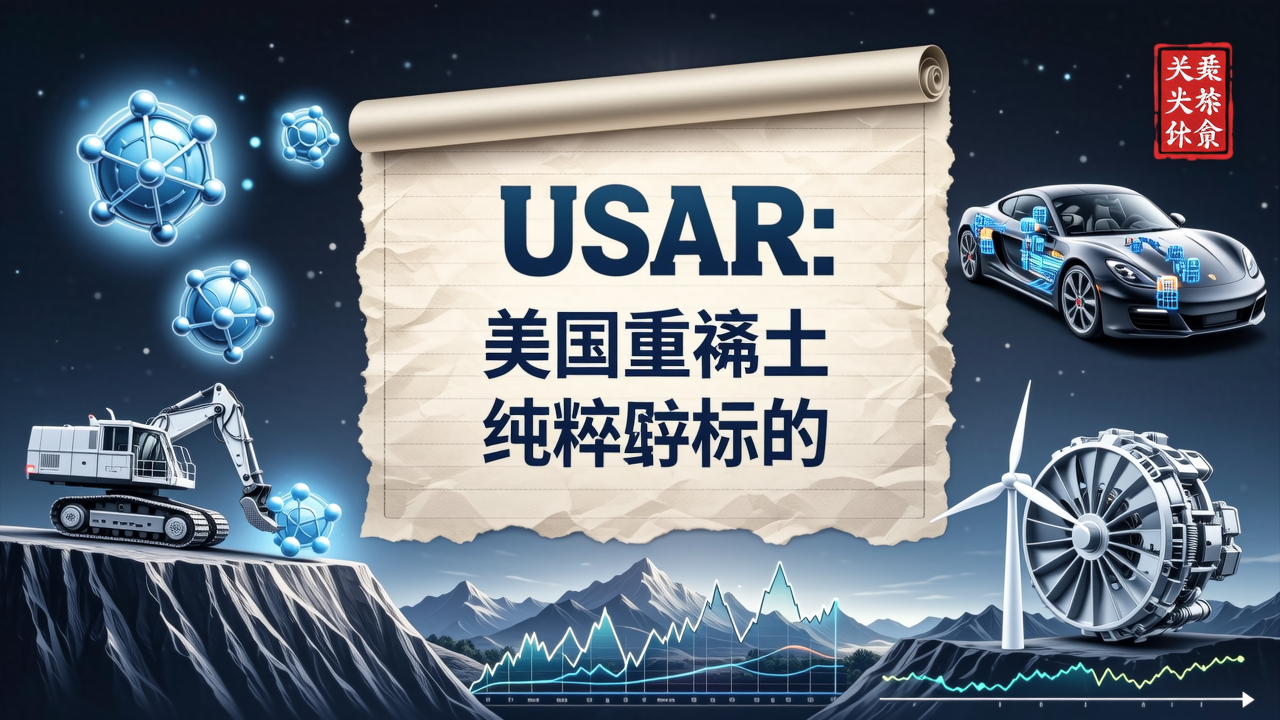 「一页纸」讲透美股公司之：USAR，美国重稀土纯粹标的
