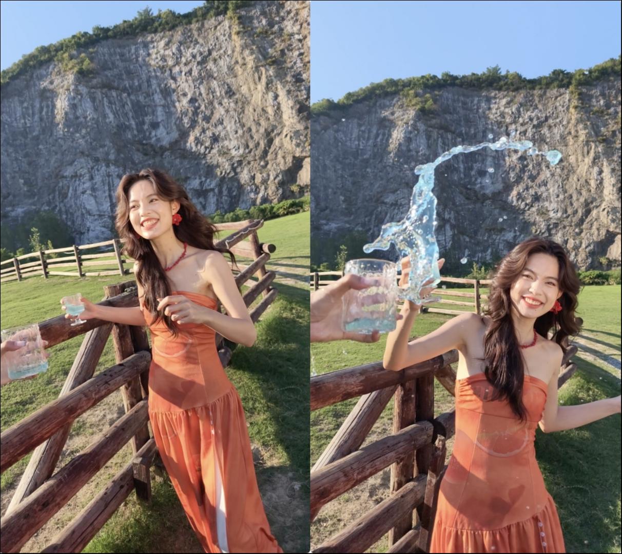 左，4K 超清实况照片封面帧；右，4K 超清实况照片视频帧