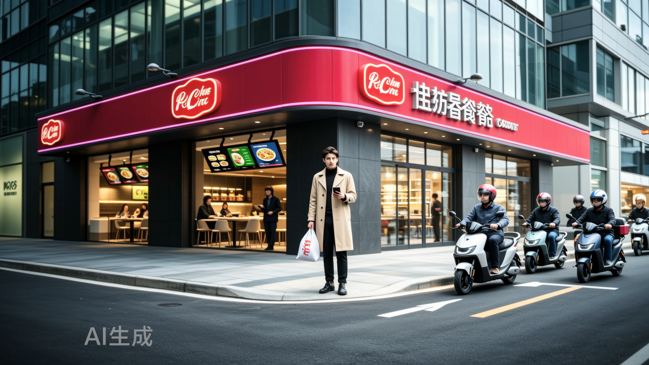 2025快餐消费决策链研究：位置与口碑影响进店率，价格影响外卖决策