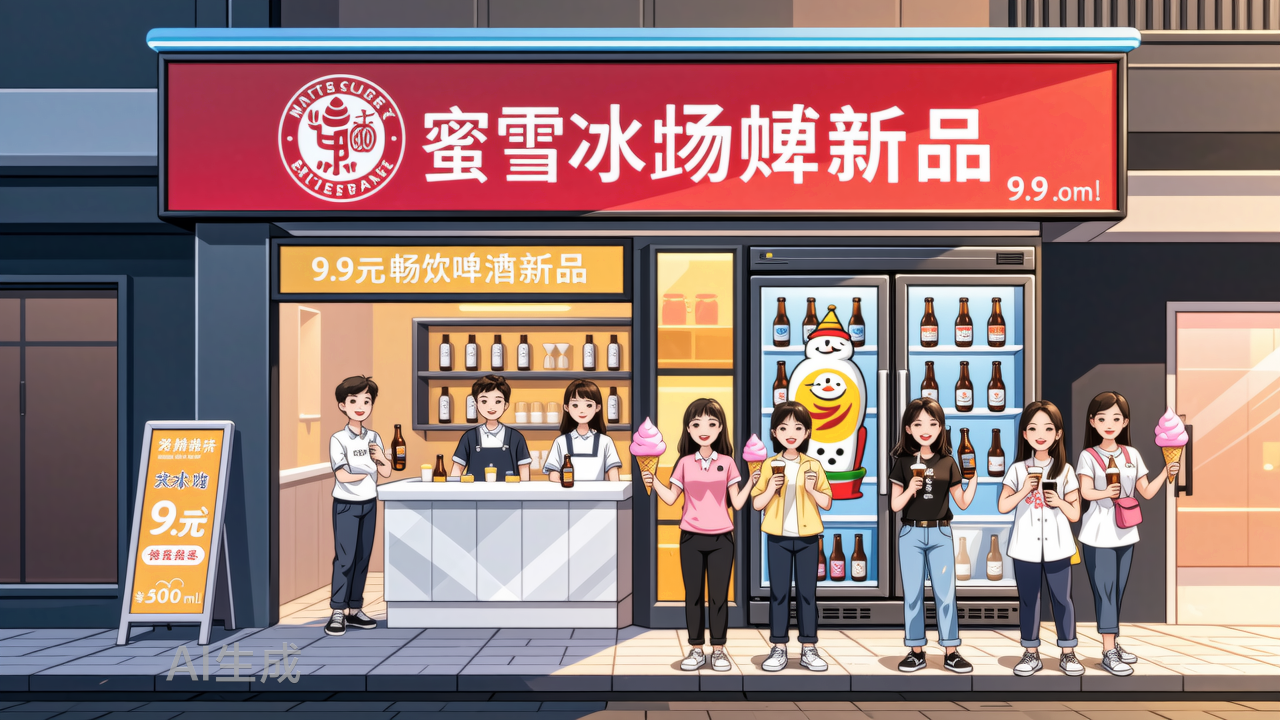 蜜雪冰城跨界啤酒，2.97亿收购福鹿家背后的“酒局”野心