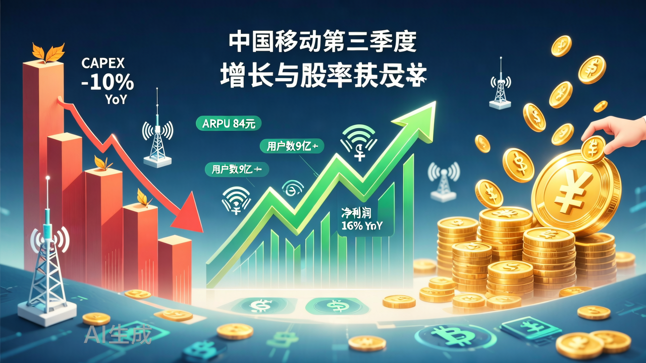 中国移动：“稳健” 的业绩背后，市场更关注两个方面......