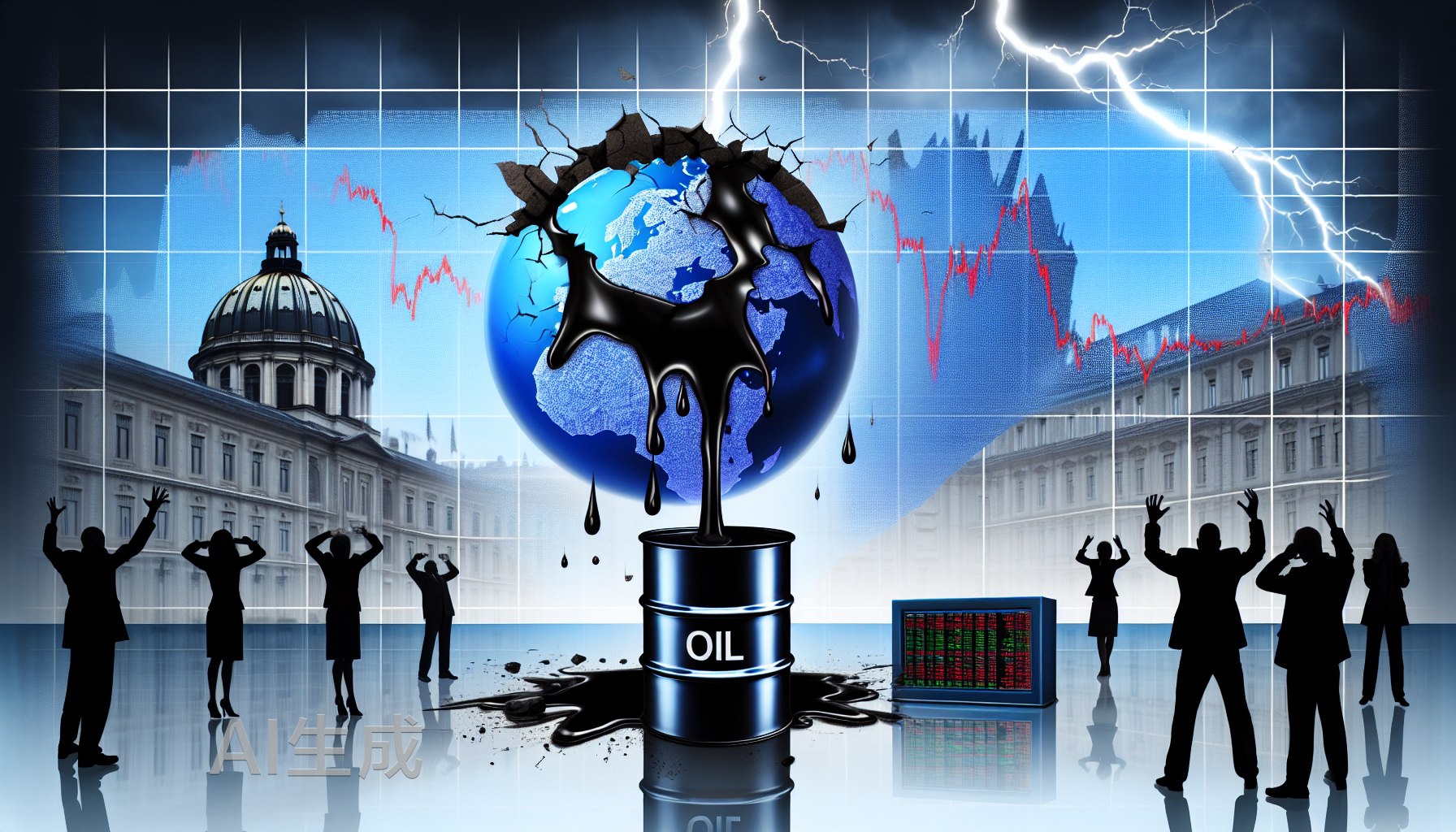 国际原油期货全线暴涨，黑天鹅引发全球市场过速