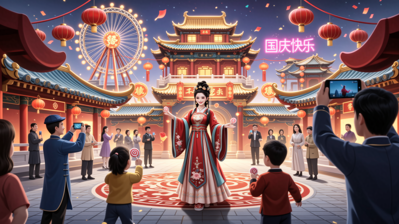 火爆国庆的东方「迪士尼」、明星NPC和背后的操盘手