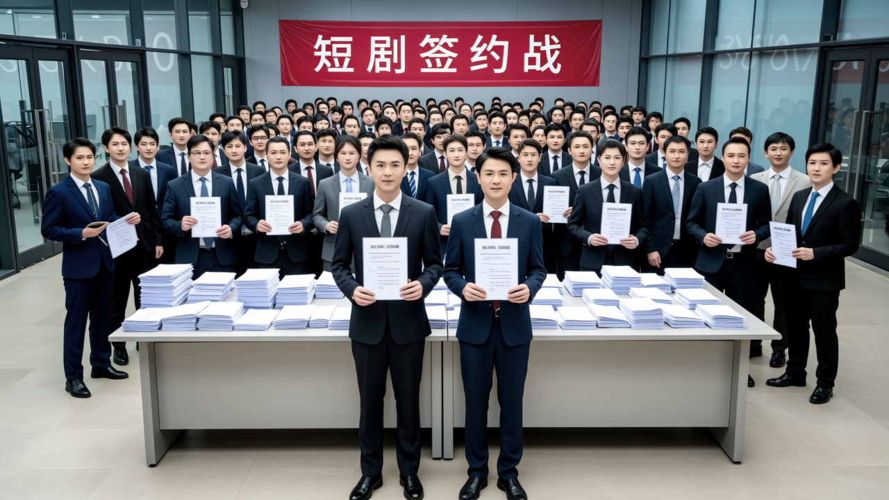 劉蕭旭郭宇欣領(lǐng)頭300+短國演員，長短劇公司陷“簽約戰(zhàn)”