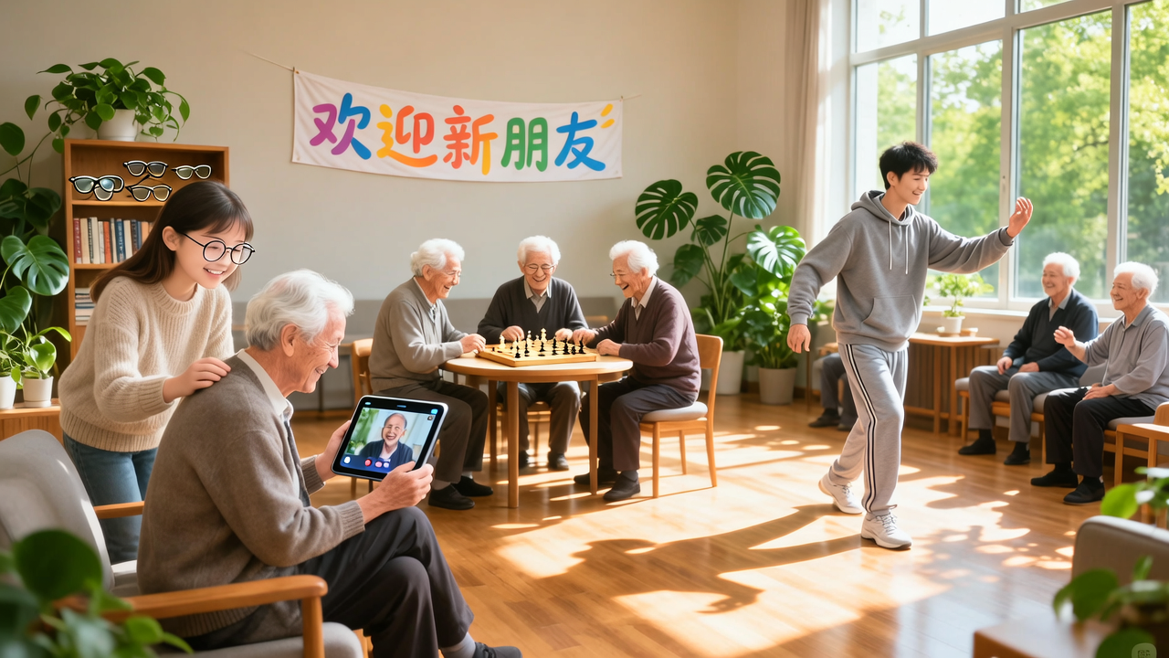 养老院，住进了“卷不动”的年轻人