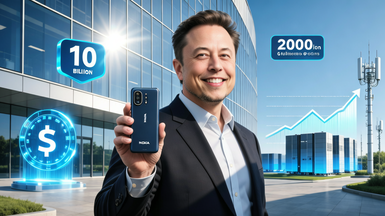 给诺基亚10亿，黄仁勋想赚2000亿