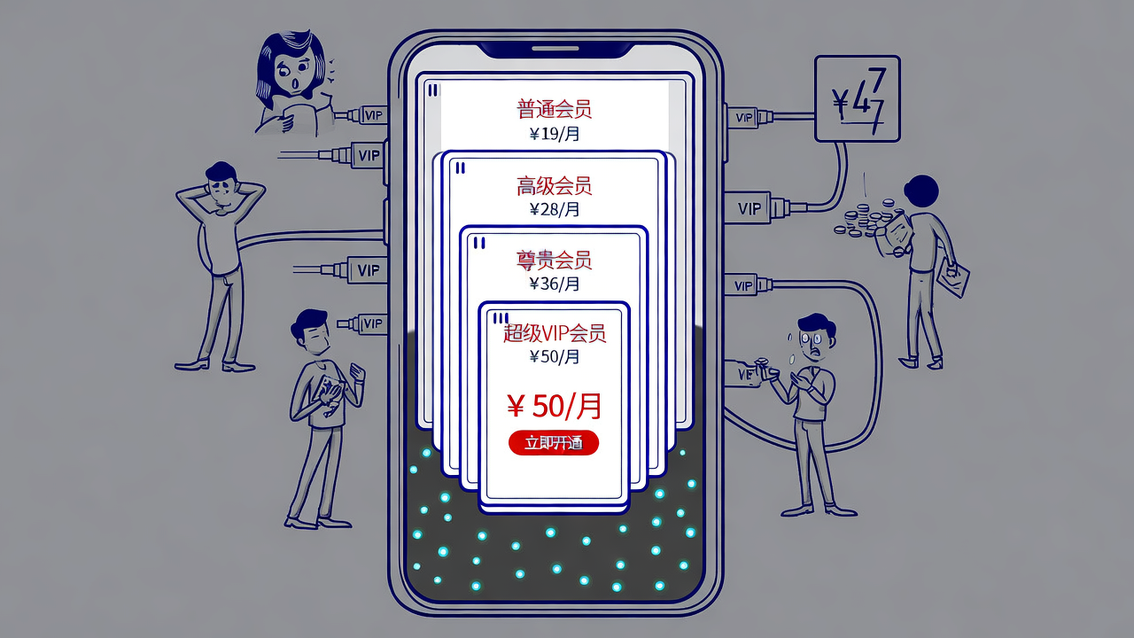从免费到「套娃式」收费，互联网会员为何越买越贵？