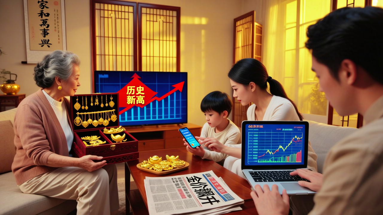 金价狂飙背后：一克千金，三代一心
