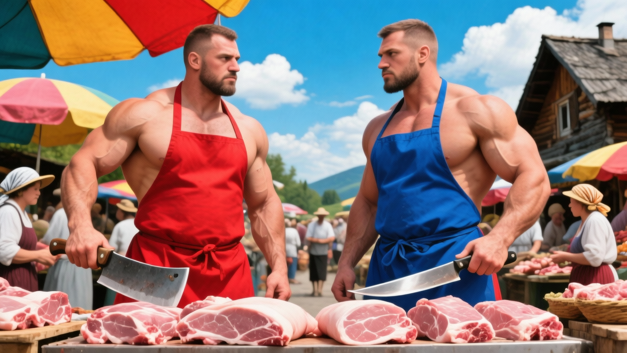 猪王肉王，已成对手