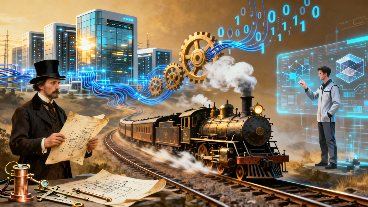 今天的AI基建狂潮，恰如150年前铁路狂潮的历史轮回