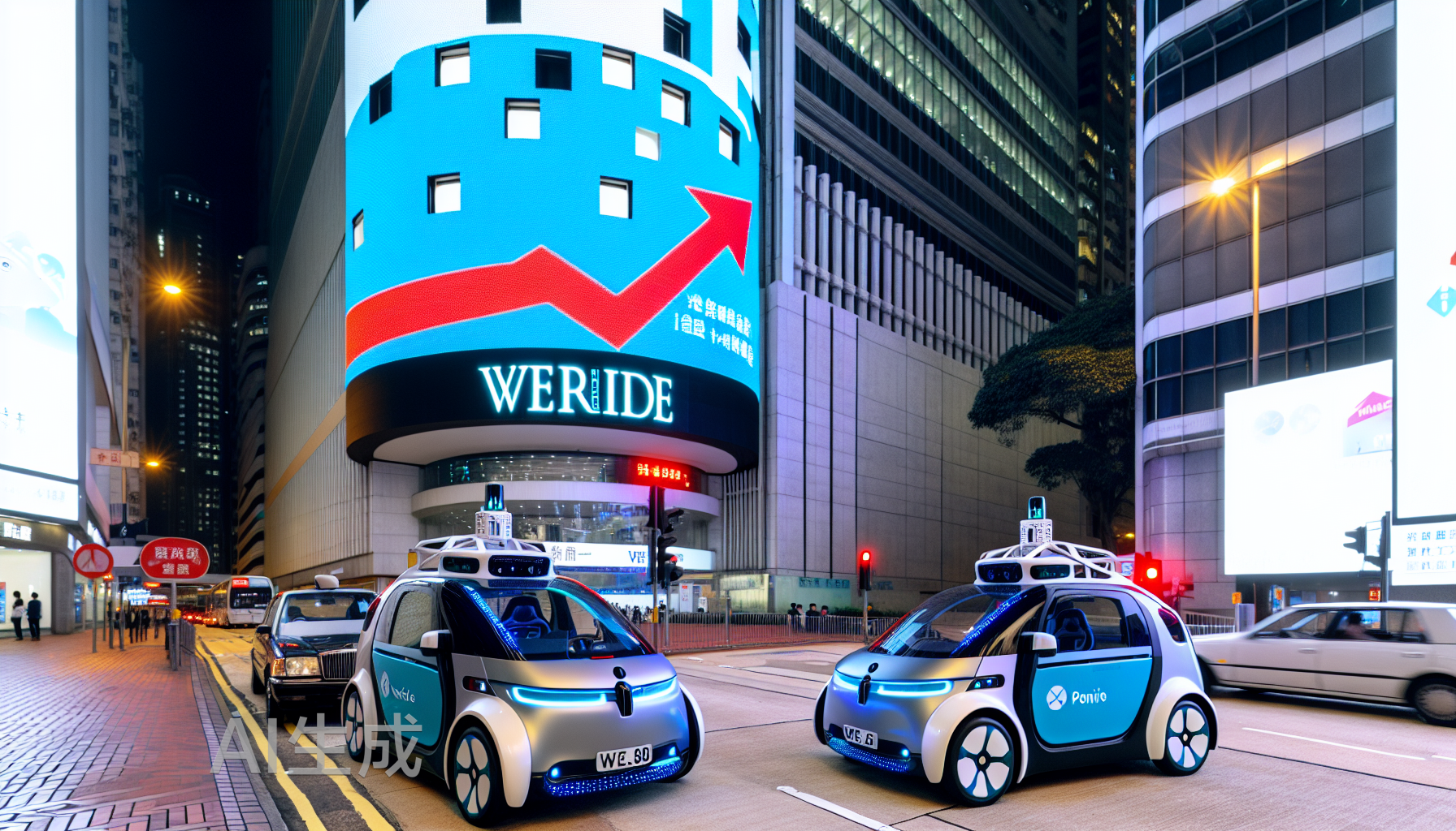 China's Autonomous Driving Firms WeRide and Pony.ai Tumble on Hong Kong Debut
