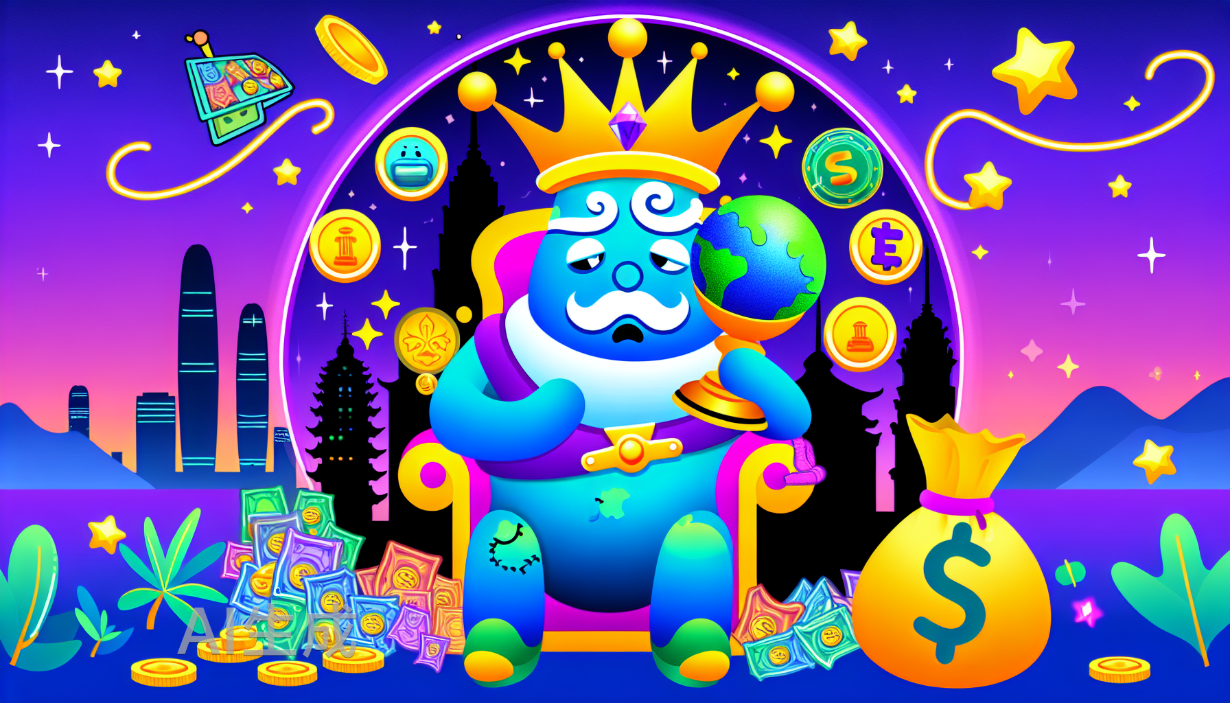 广州大厂出手《蔚蓝星球：国王很忙》霸榜港澳台，大陆首月2亿流水，海外表现如何？