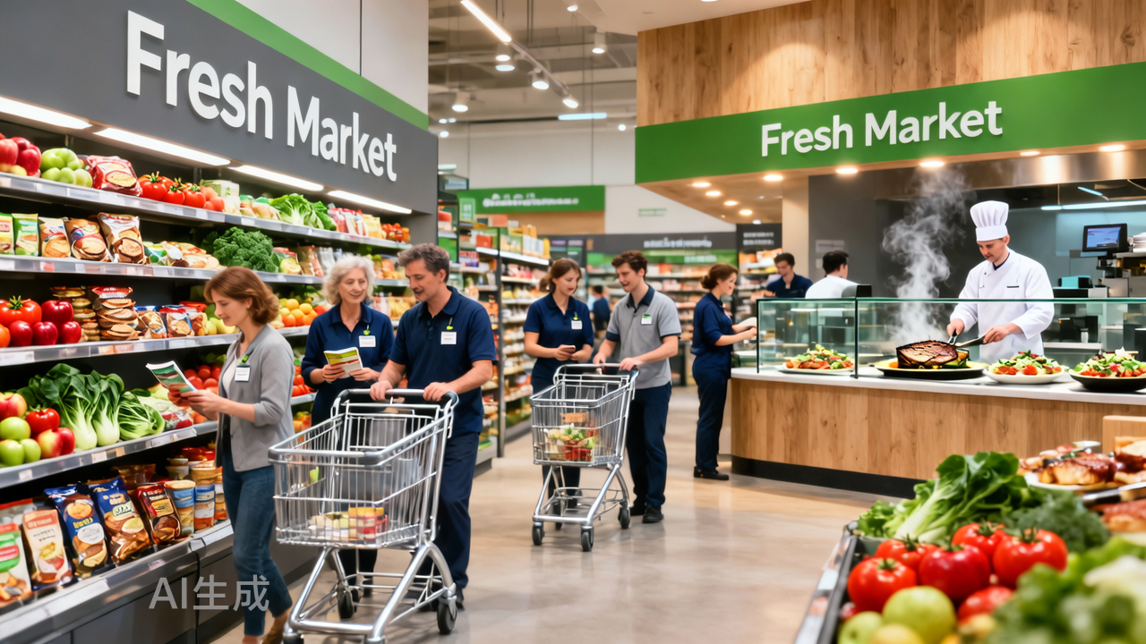 实探567鲜生：集优代工、明厨现做，能否突围大张与盒马夹击？