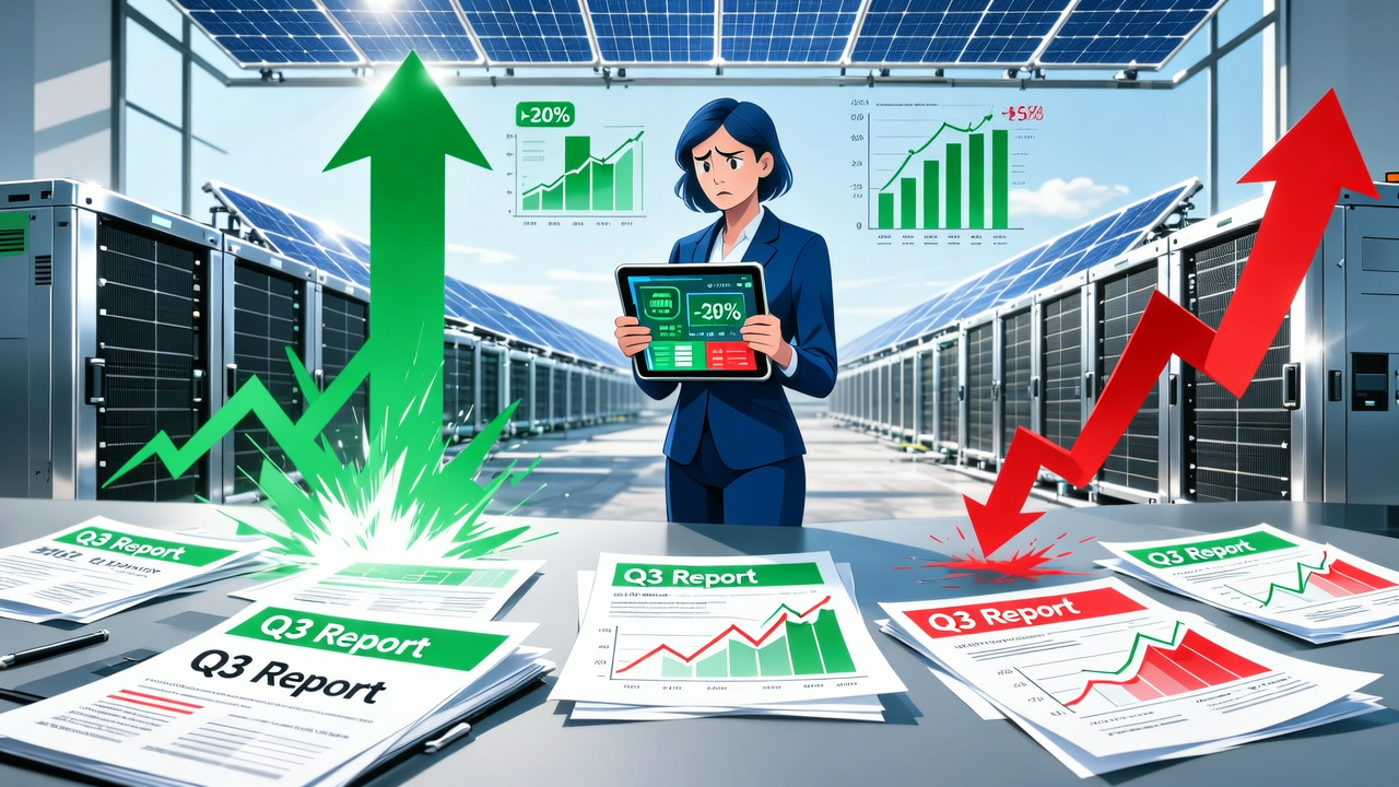 炸裂与亏损交织的三季报，透露出储能行业很多“小秘密”……