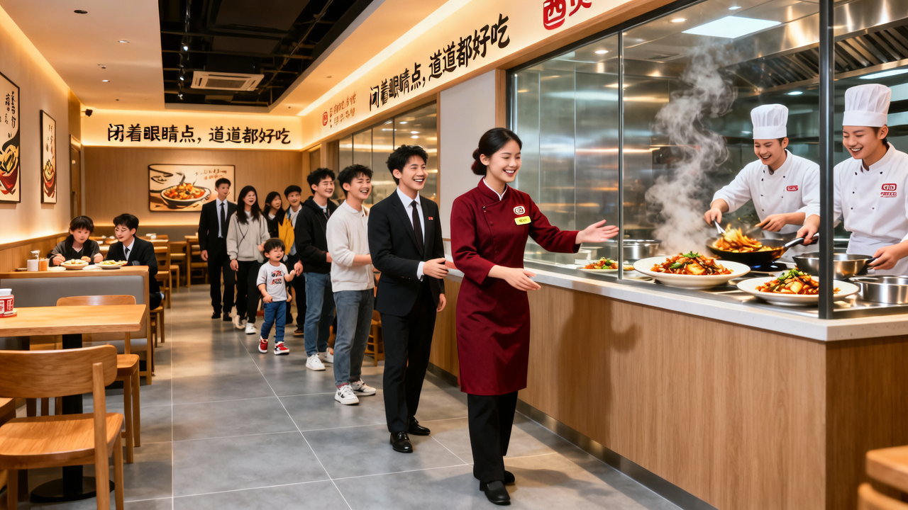 又又又开始排队了，西贝打了一场翻身仗