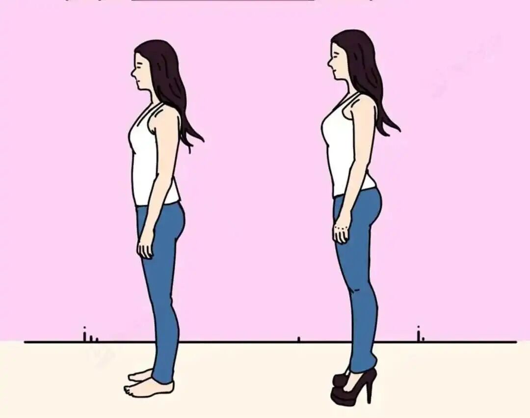 地铁里，没有人穿高跟鞋了