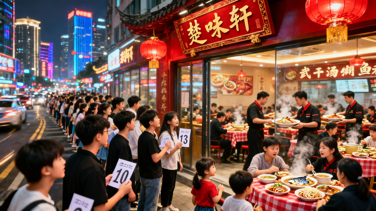 等位5小时、排队上千桌，这家湖北菜火了