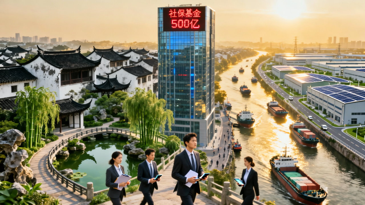 江南不止风月，500亿社保基金涌向江苏