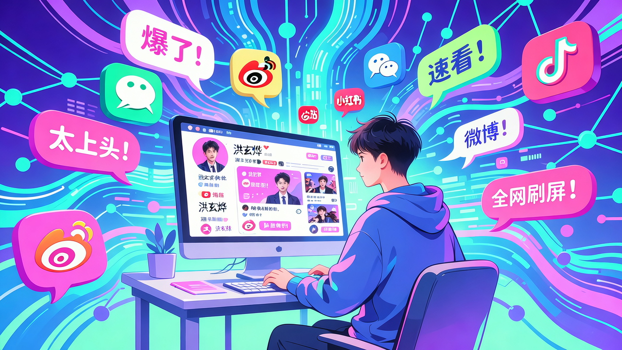 从互联网传播学角度，聊聊“洪玄烨”这个梗的爆红