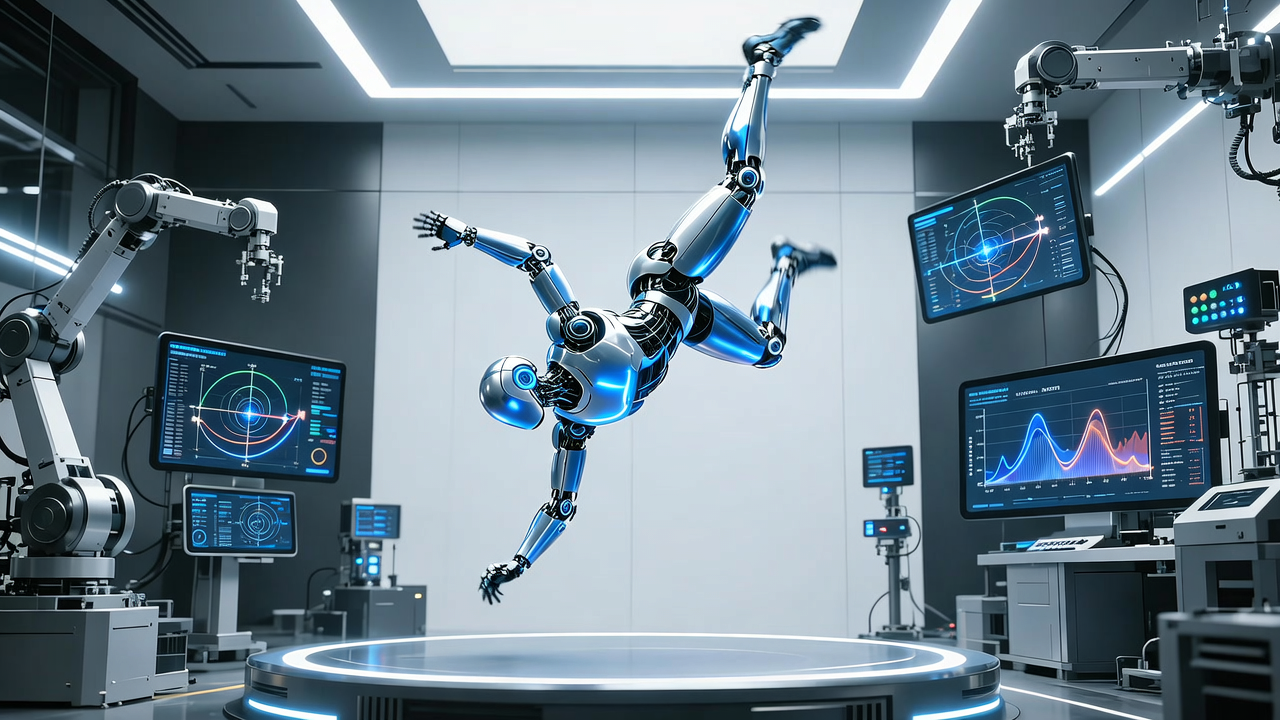 宇树机器人“天花板级”后空翻，马斯克坐不住了