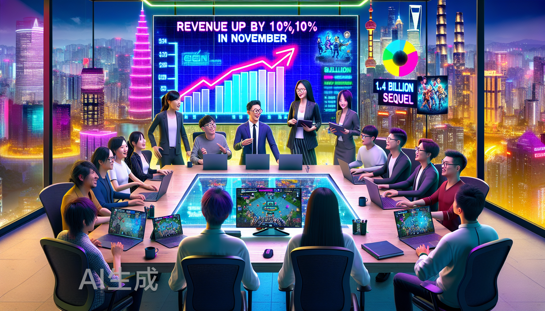 14亿续作低开高走？11月收入飙升107%，一华南SLG厂商新游数据如何？