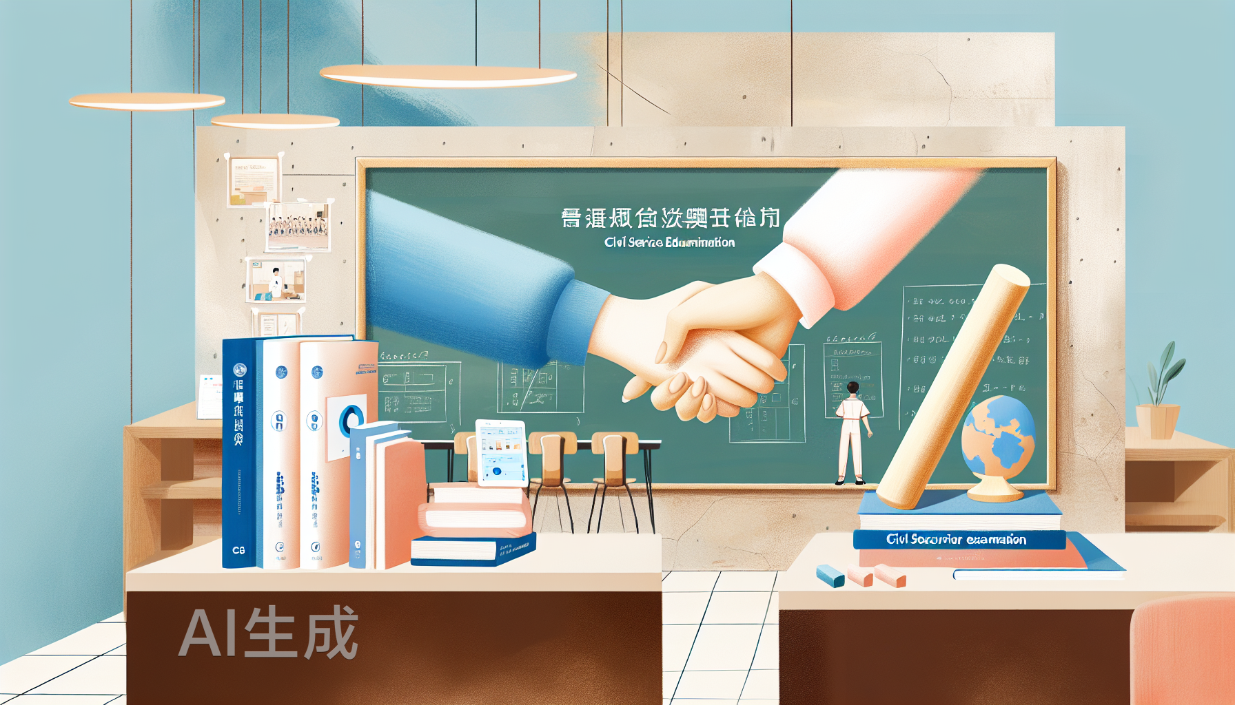 粉筆牽手華圖，考公賽道“合縱連橫”