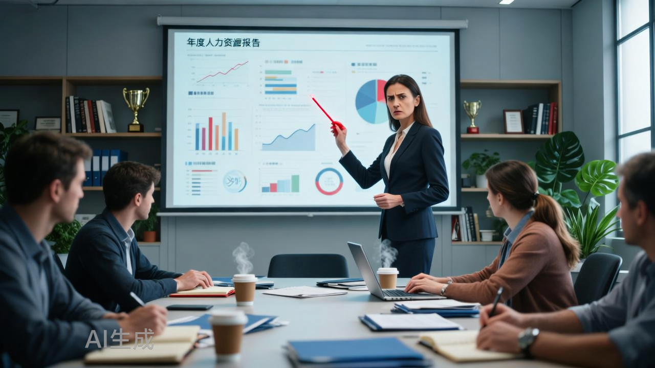 没有硬数据，HR的年终总结就是流水账