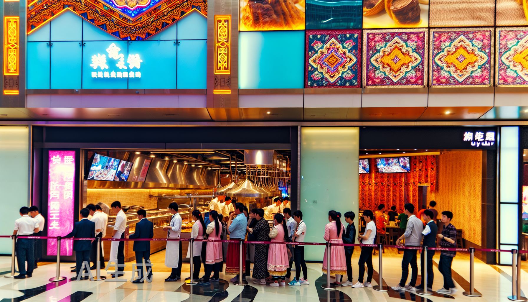 商场餐饮“排队王”，扎堆去新疆捞金
