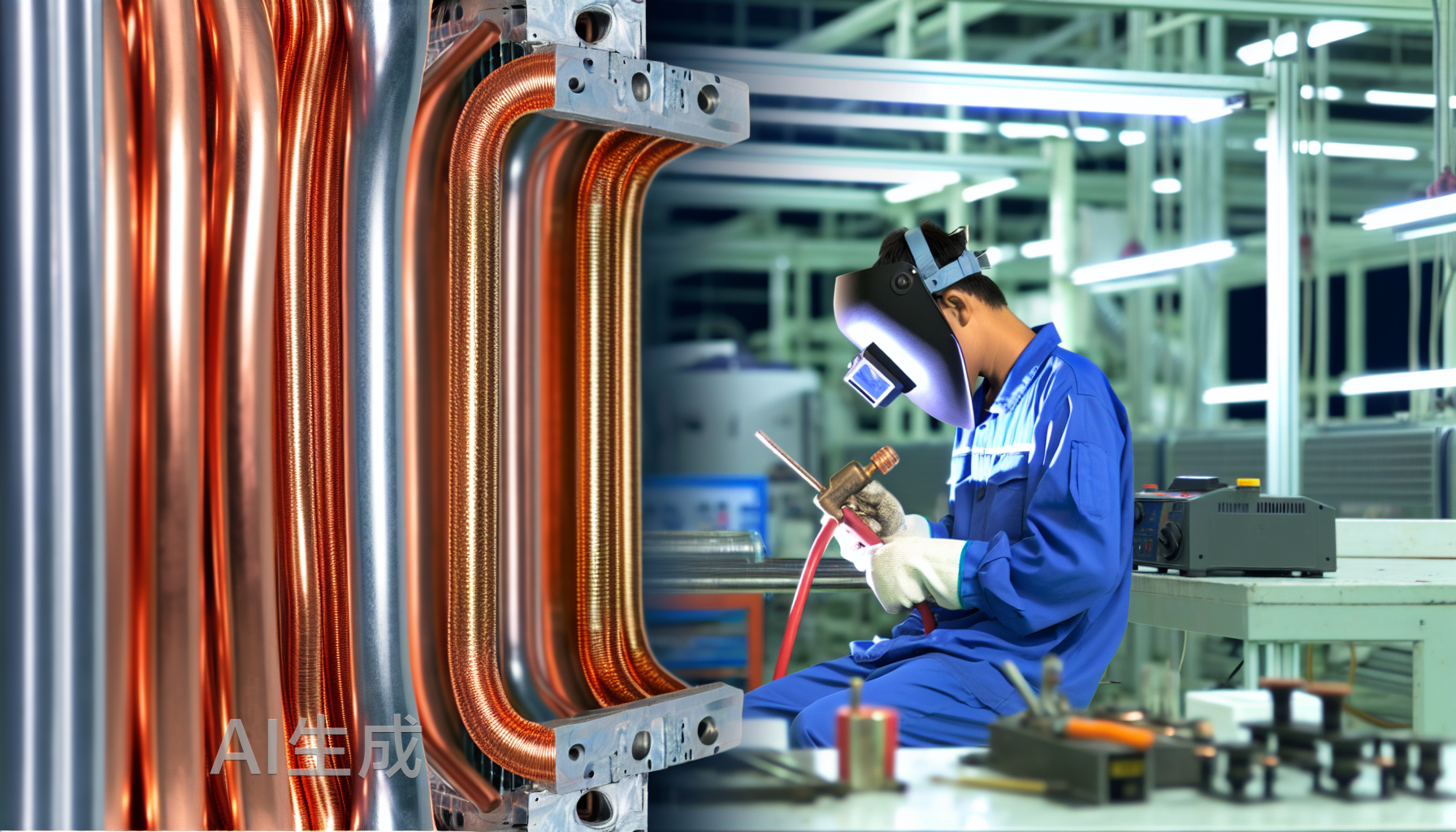 避免被卡脖子，空调铝代铜不可逆，焊接技师发话：一分钱一分货