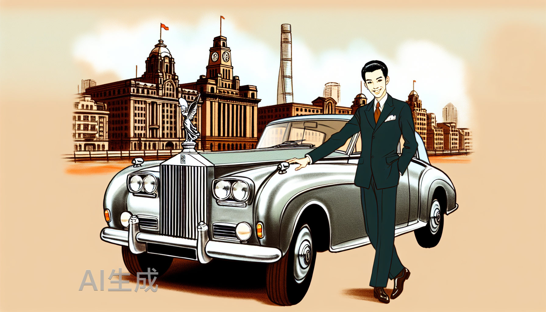 中国第一个开劳斯莱斯的男人，走了