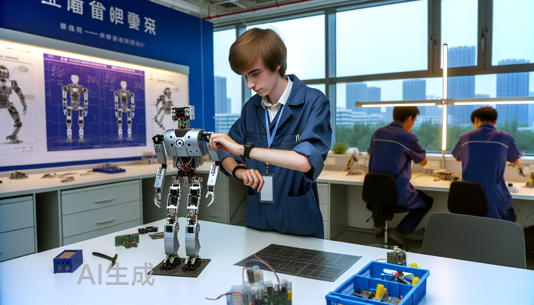 日薪300，我在后厂村“手搓”人形机器人