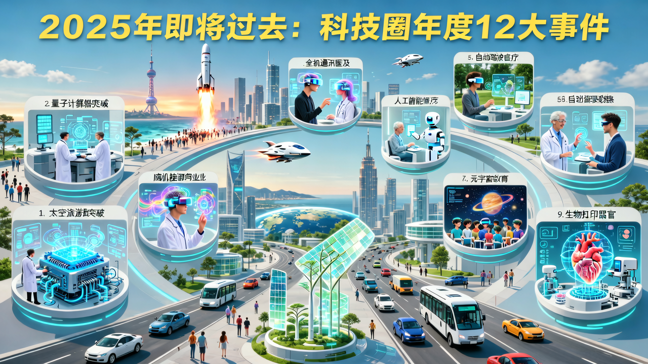 2025年即将过去，带你重温科技圈发生的12件大事