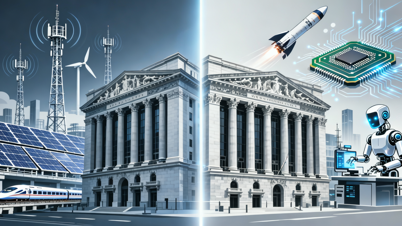 上证50VS道琼斯：中美传统行业差距抹平，未来分野唯在科技