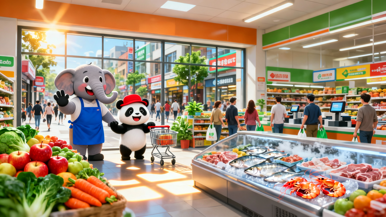 小象超市、朴朴争相开线下大店，是谁给的勇气？