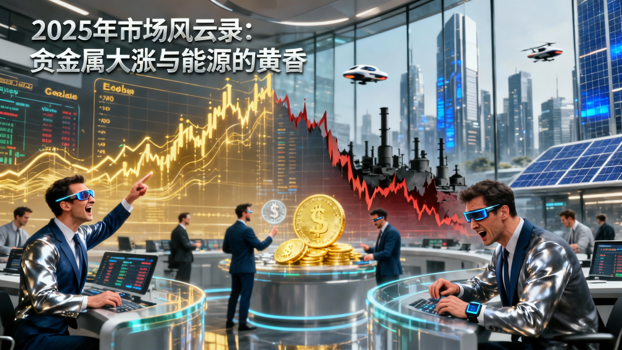 2025年市场风云录：贵金属大涨与能源的黄昏