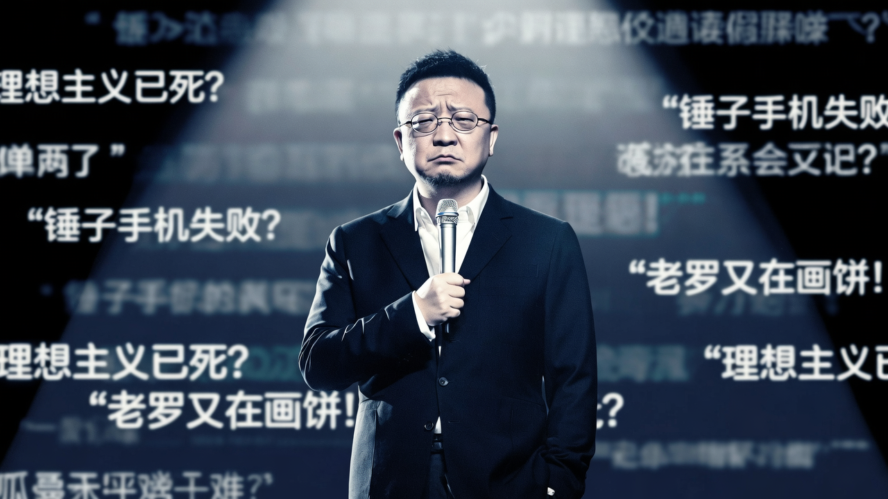 罗永浩的回旋镖：他骂俞敏洪的话术，如今被用来网暴他自己