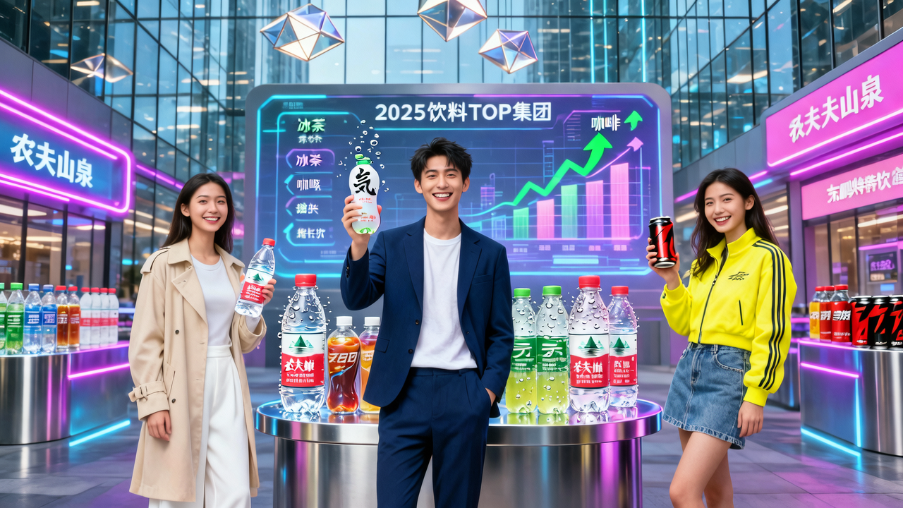 2025饮料TOP集团盘点：农夫、元气、东鹏排名有上升，冰茶、咖啡或是明年热战场