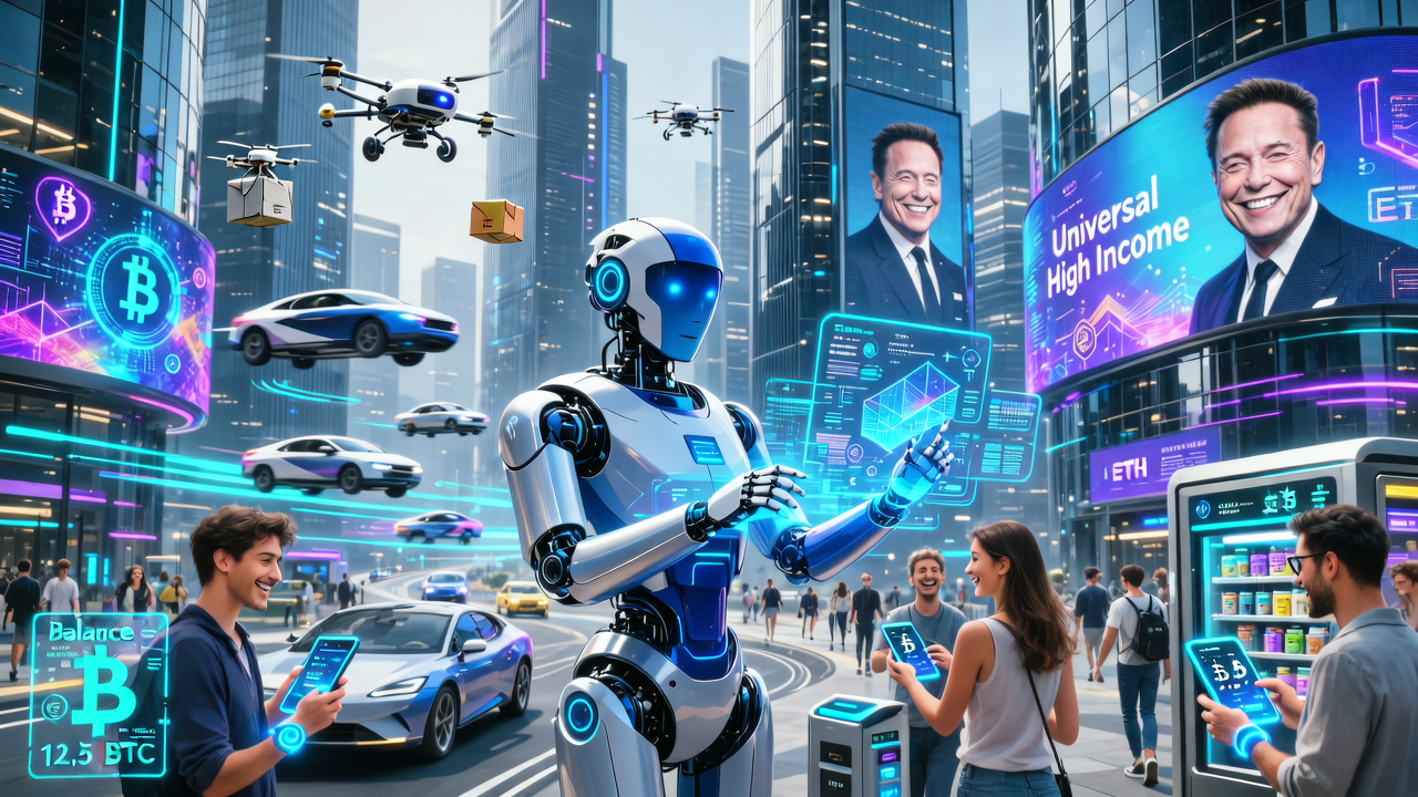 AI创造全民高收入？马斯克的“不存钱时代”离我们有多远？