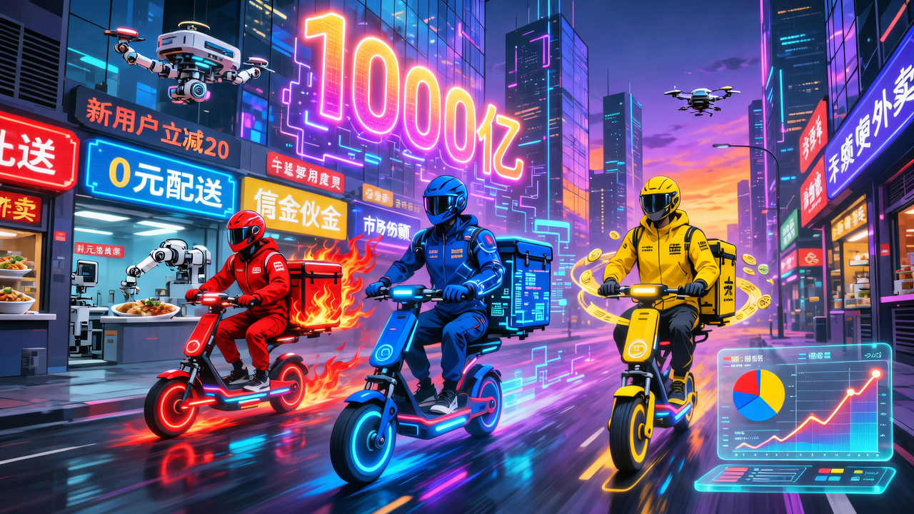 复盘2025外卖“三国杀”，烧钱千亿后的市场何去何从