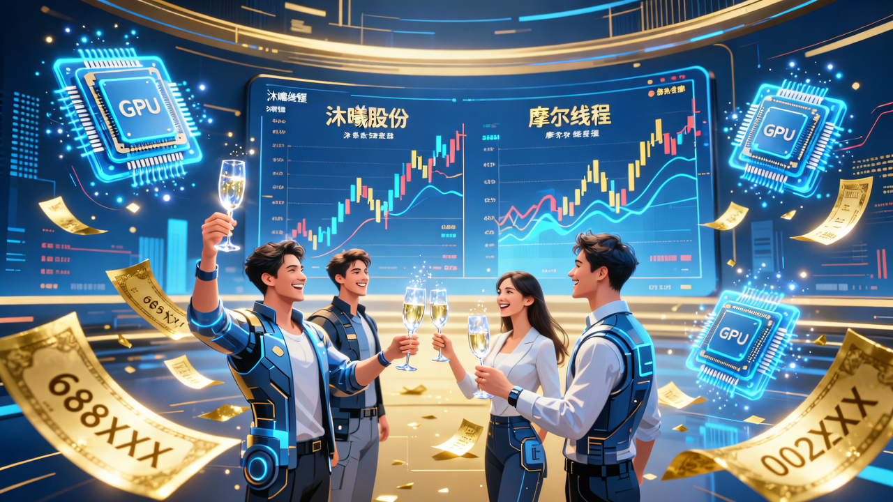 沐曦股份首日涨幅超摩尔线程，“GPU四小龙”排队狂欢