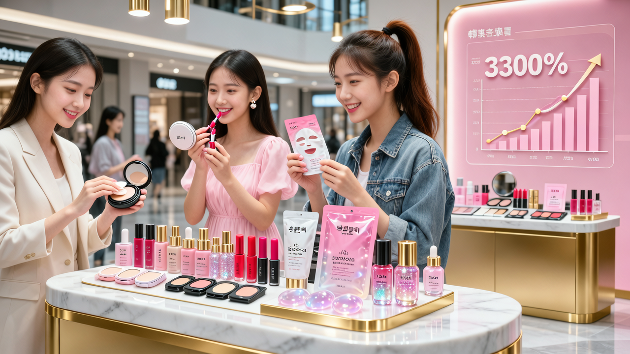 26个品牌破亿，最高增速超3300%！韩妆卷土重来了？